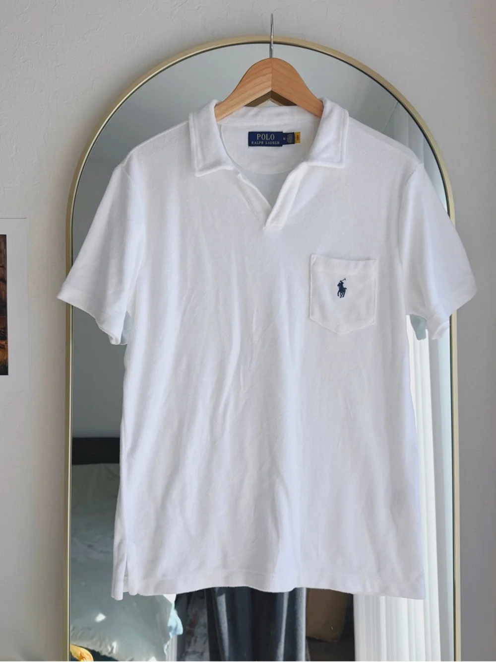 Ralph Lauren White Terry Polo - Picture 4 of 5